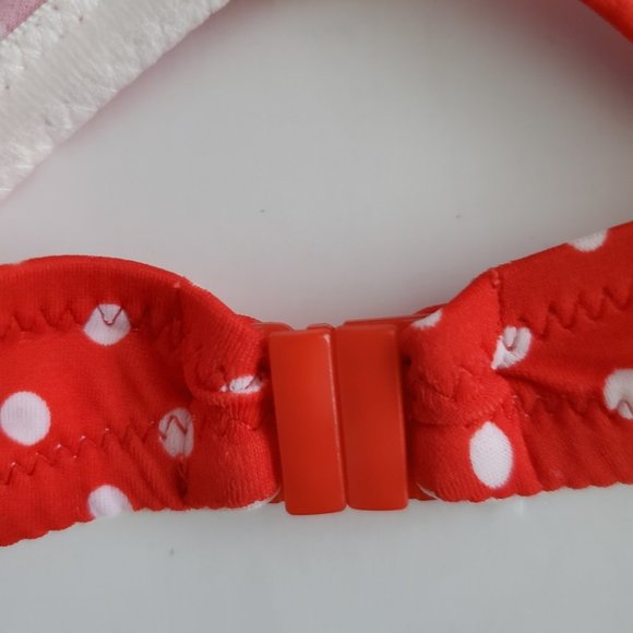 Asos Red and White Polka-dot Bikini Set - Picture 6 of 11